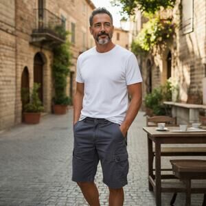 Wear First Then Tell The Difference Cargo Shorts Mens 32 Fishing Utility Stretch